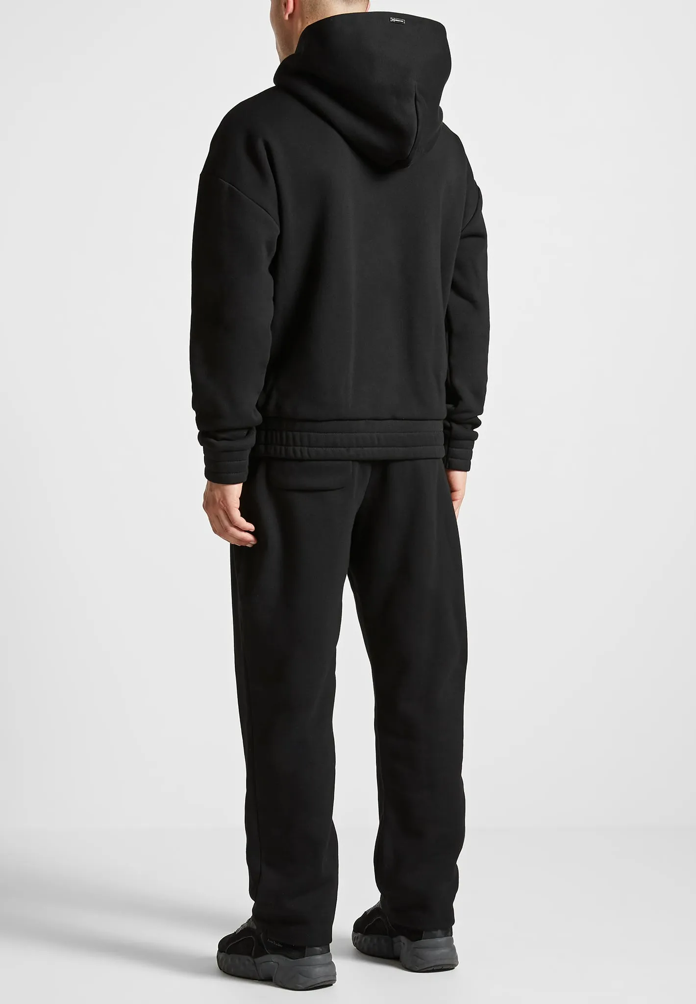 Éternel Eiffel Embossed Joggers - Black