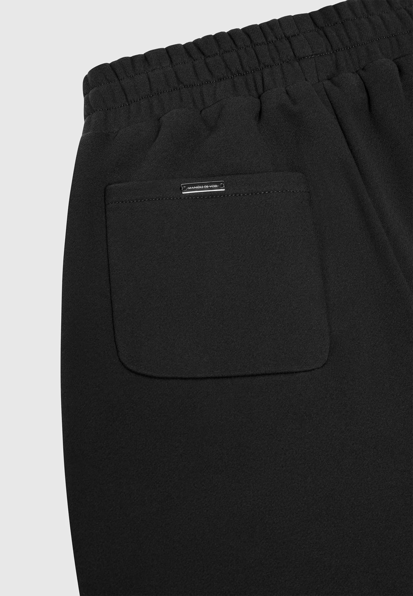 Éternel Eiffel Embossed Joggers - Black