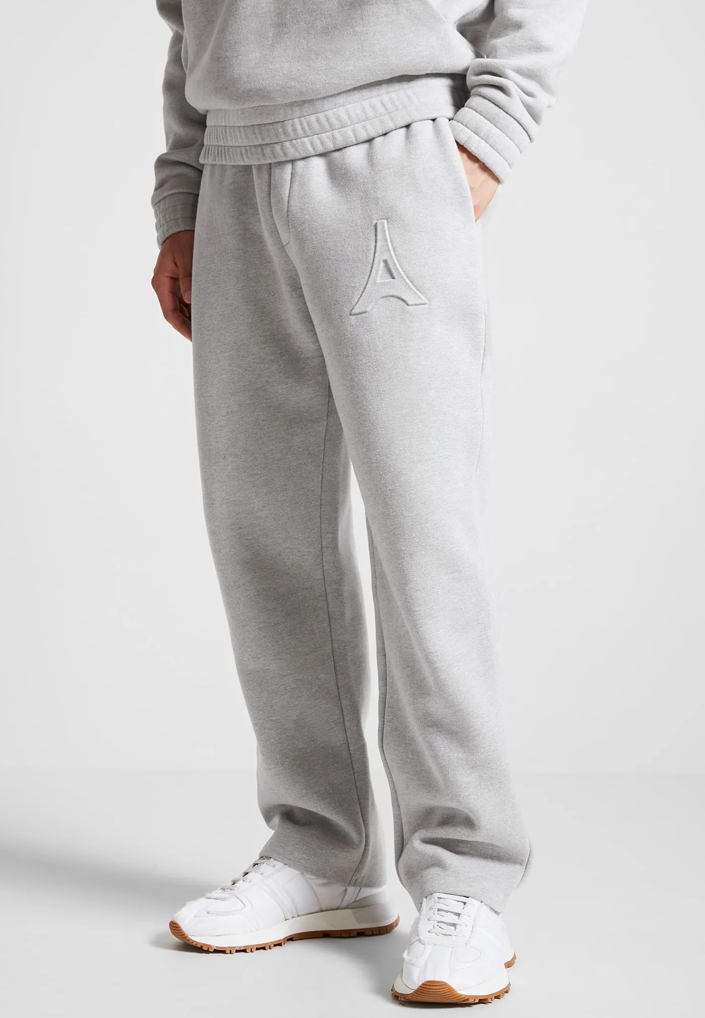 Éternel Eiffel Embossed Joggers - Grey