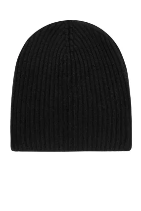 THE CLASSIC RIBBED BEANIE | Black