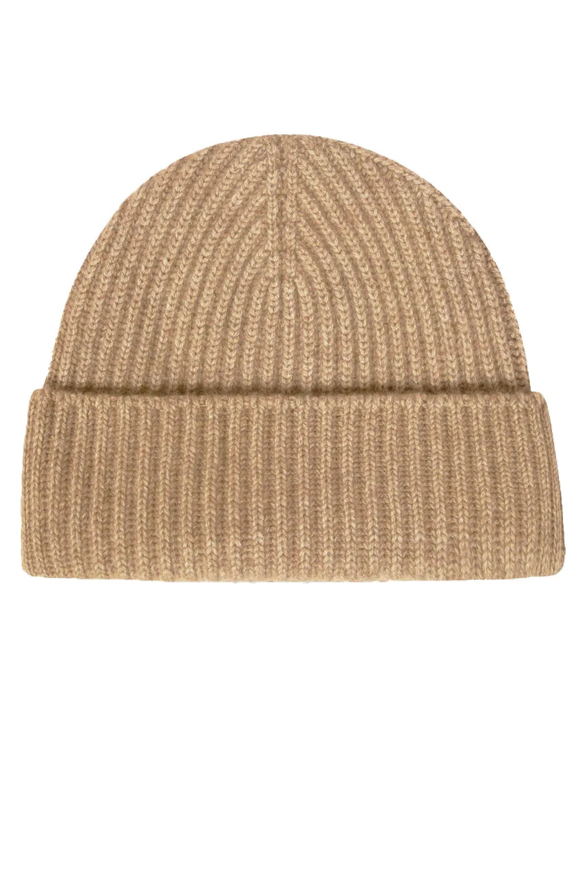 THE CLASSIC RIBBED BEANIE | Pecan