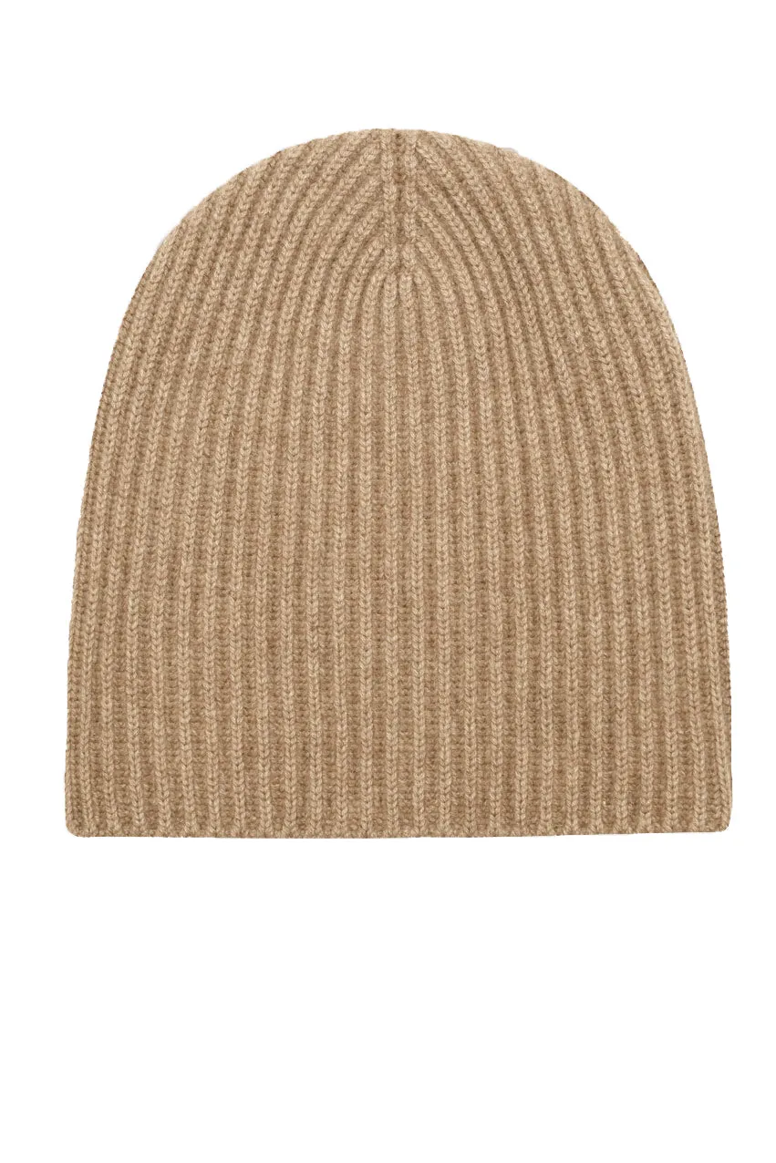 THE CLASSIC RIBBED BEANIE | Pecan