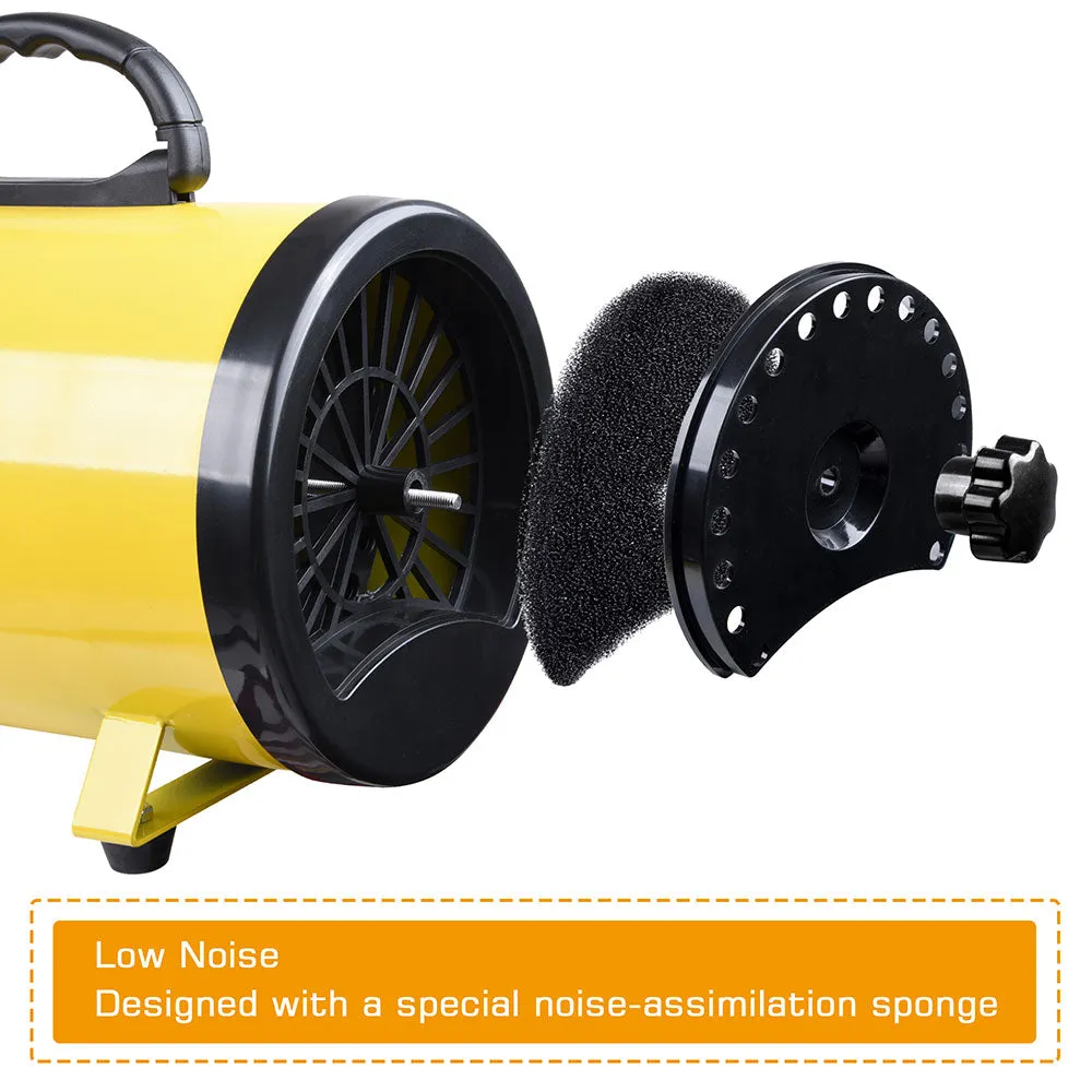 TheLAShop 3.2HP Pet Hair Dryer Quick Blower w/ 4 Nozzles Color Opt