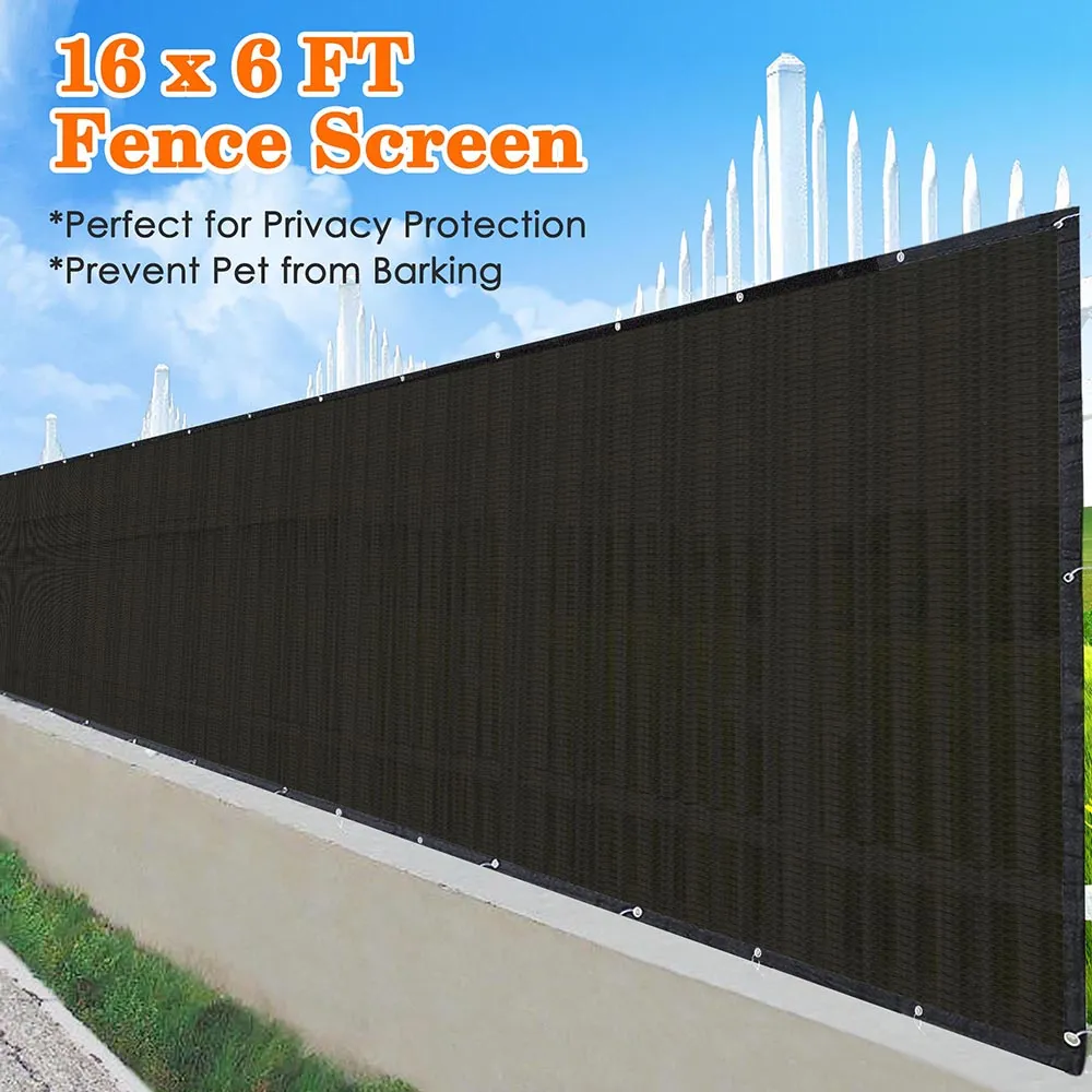 TheLAShop Fence Screen 90% Privacy Fencing Mesh 6'x16'