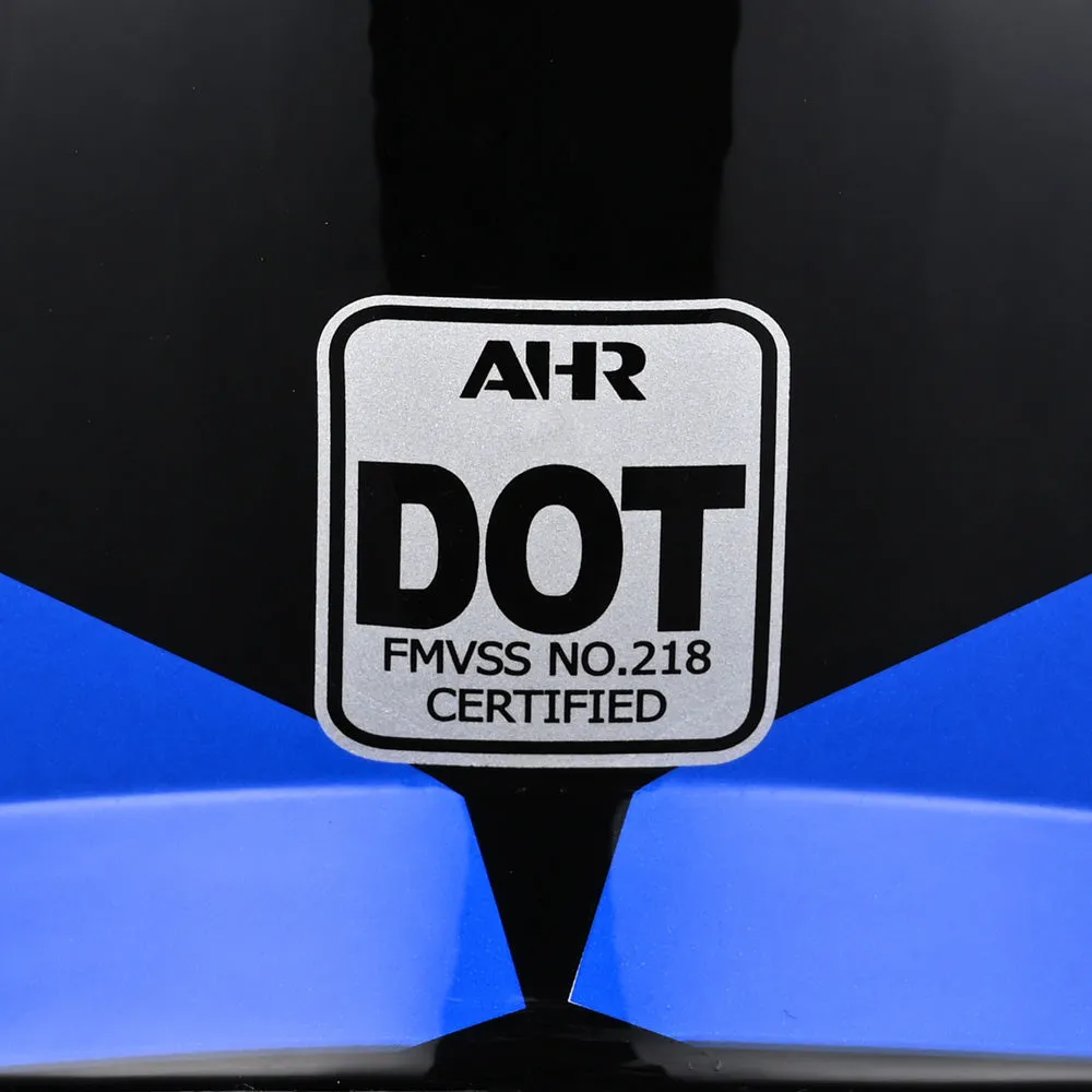 TheLAShop Modular Helmet RUN-M3 Flip Up DOT Blue
