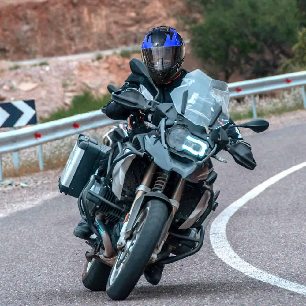 TheLAShop Modular Helmet RUN-M3 Flip Up DOT Blue