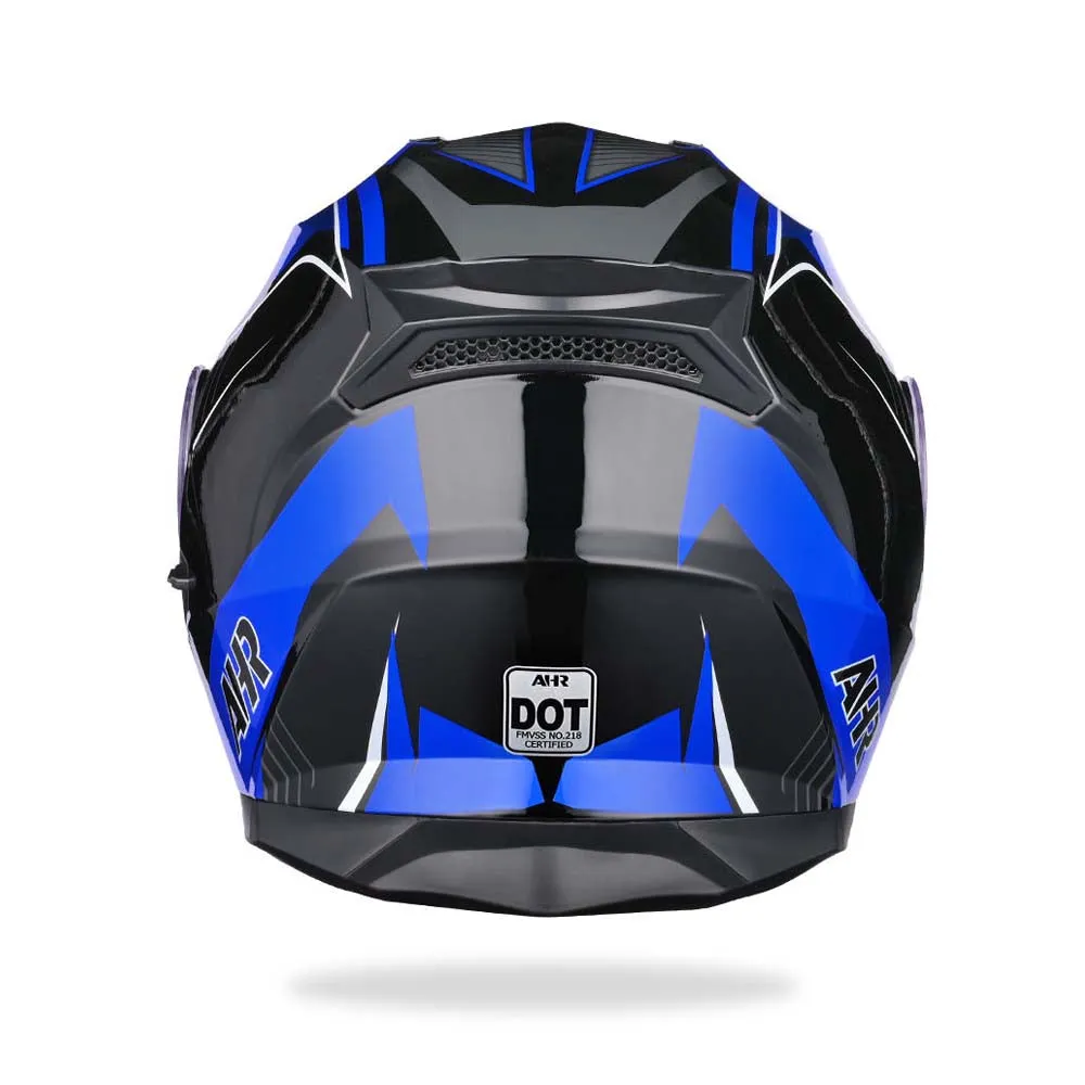TheLAShop Modular Helmet RUN-M3 Flip Up DOT Blue