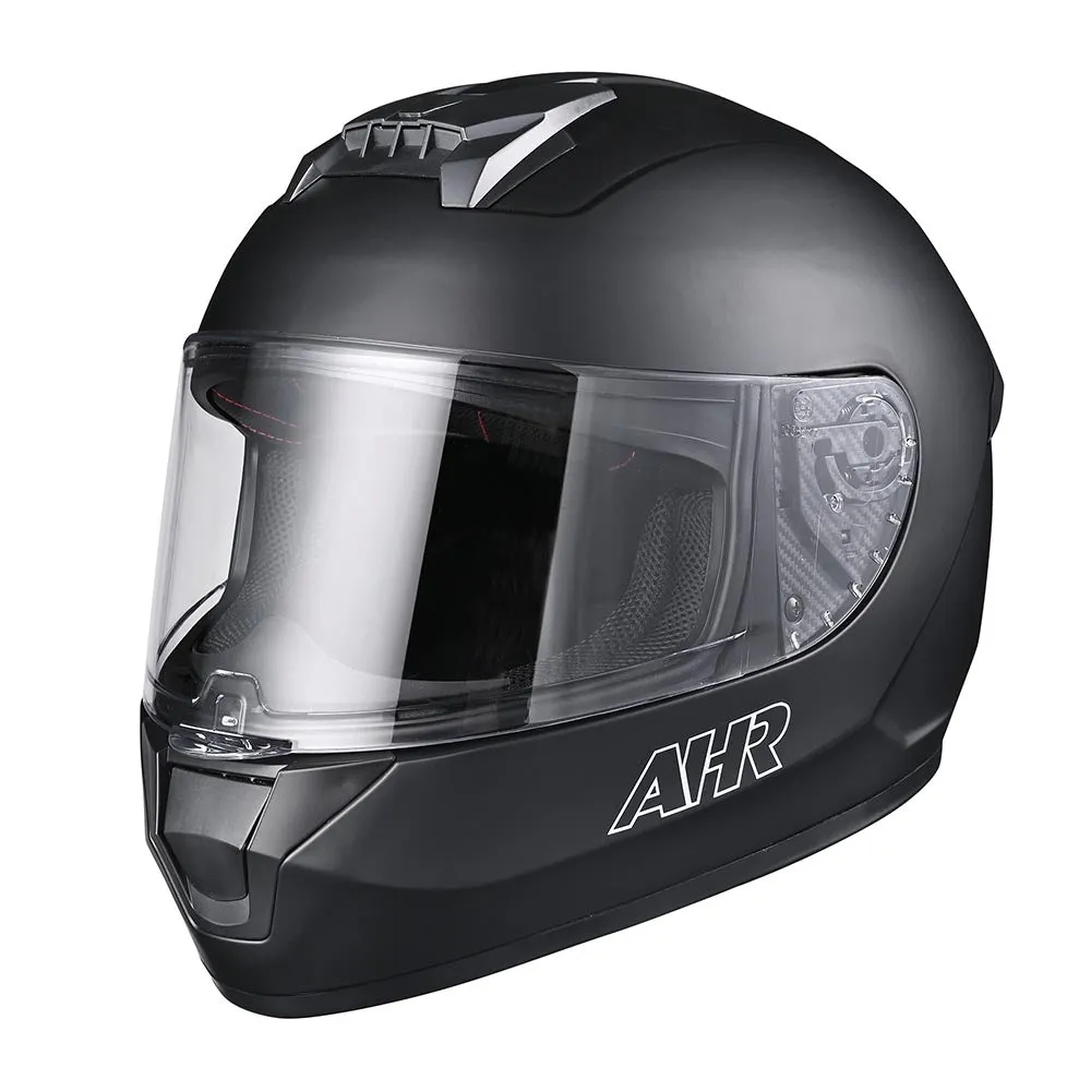 TheLAShop Motorcycle Helmet RUN-F3 Full Face Helmet DOT Matt Black