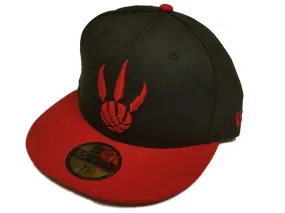 Toronto Raptors New Era 59Fifty Black Red Classic NBA Fitted Hat Cap