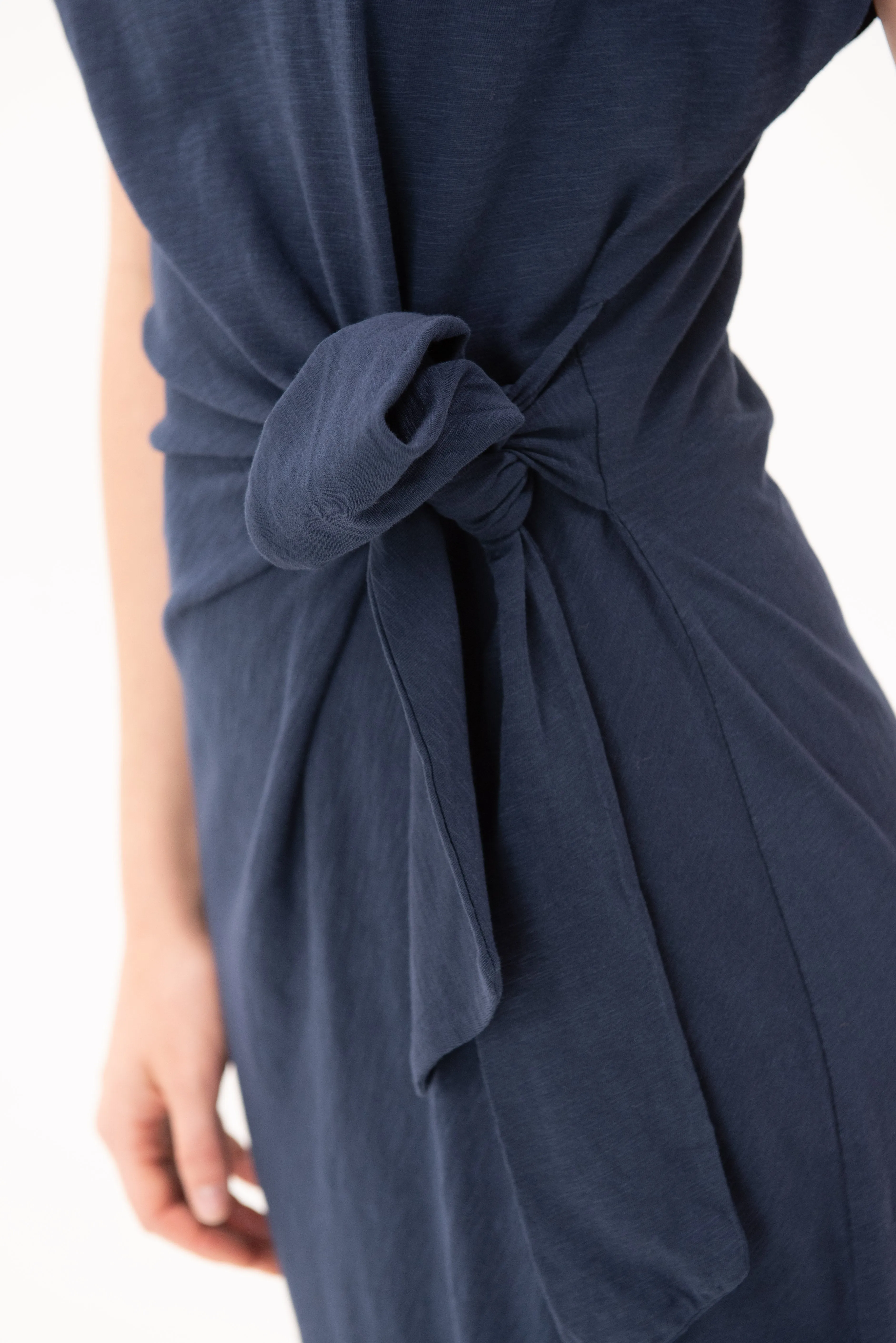 Vanina Cinched Waist Dress, Indigo