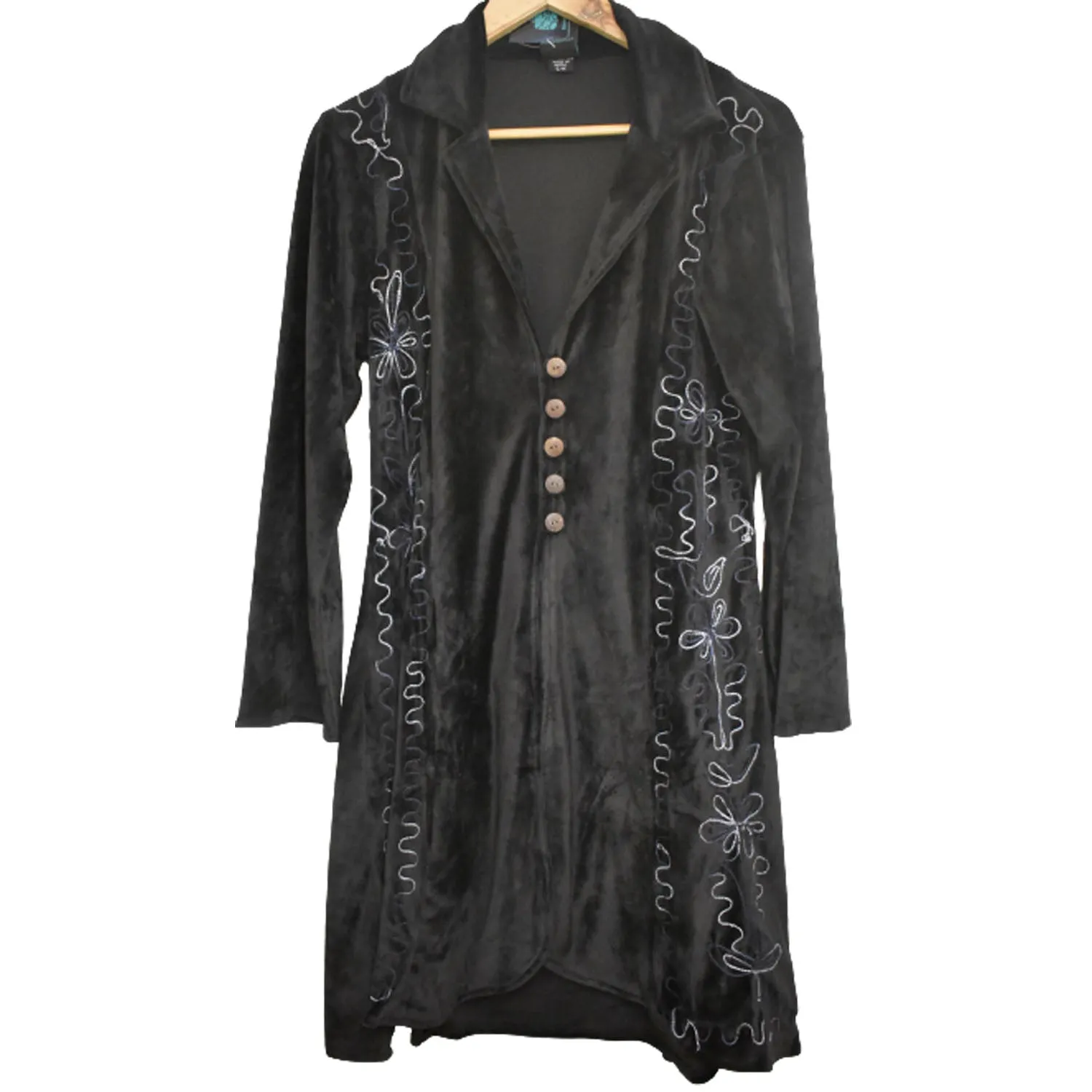 Velvet-Style Coat