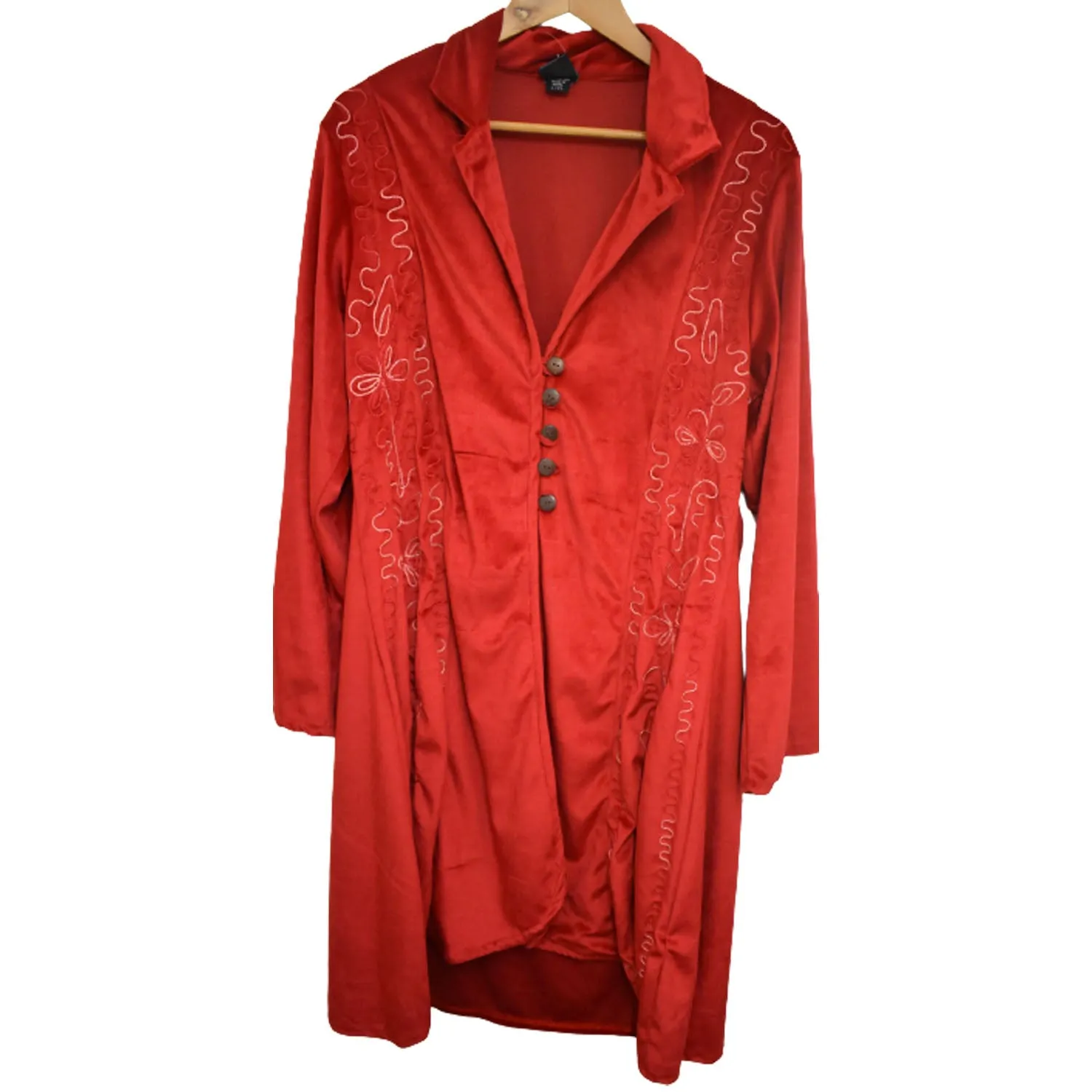 Velvet-Style Coat
