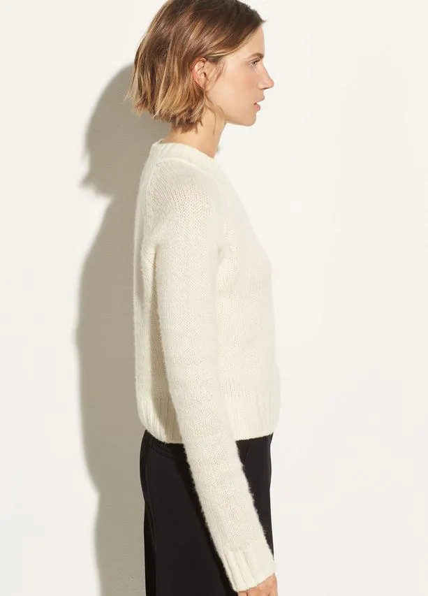 Vince - Shrunken Pullover Off White