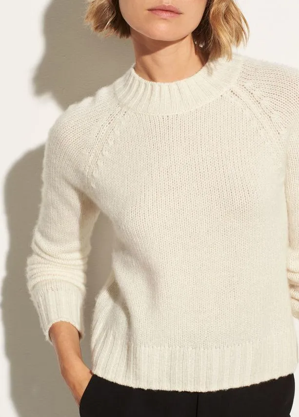 Vince - Shrunken Pullover Off White