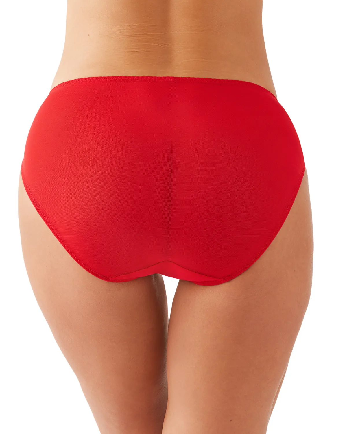 Wacoal Embrace Lace Hi Cut Brief (More colors available) - 841191 - Equestrian Red