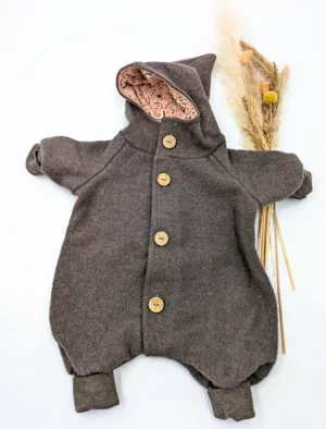 Walk Overall - Braun / Floral Gr. 2, 62/68 (2_96)