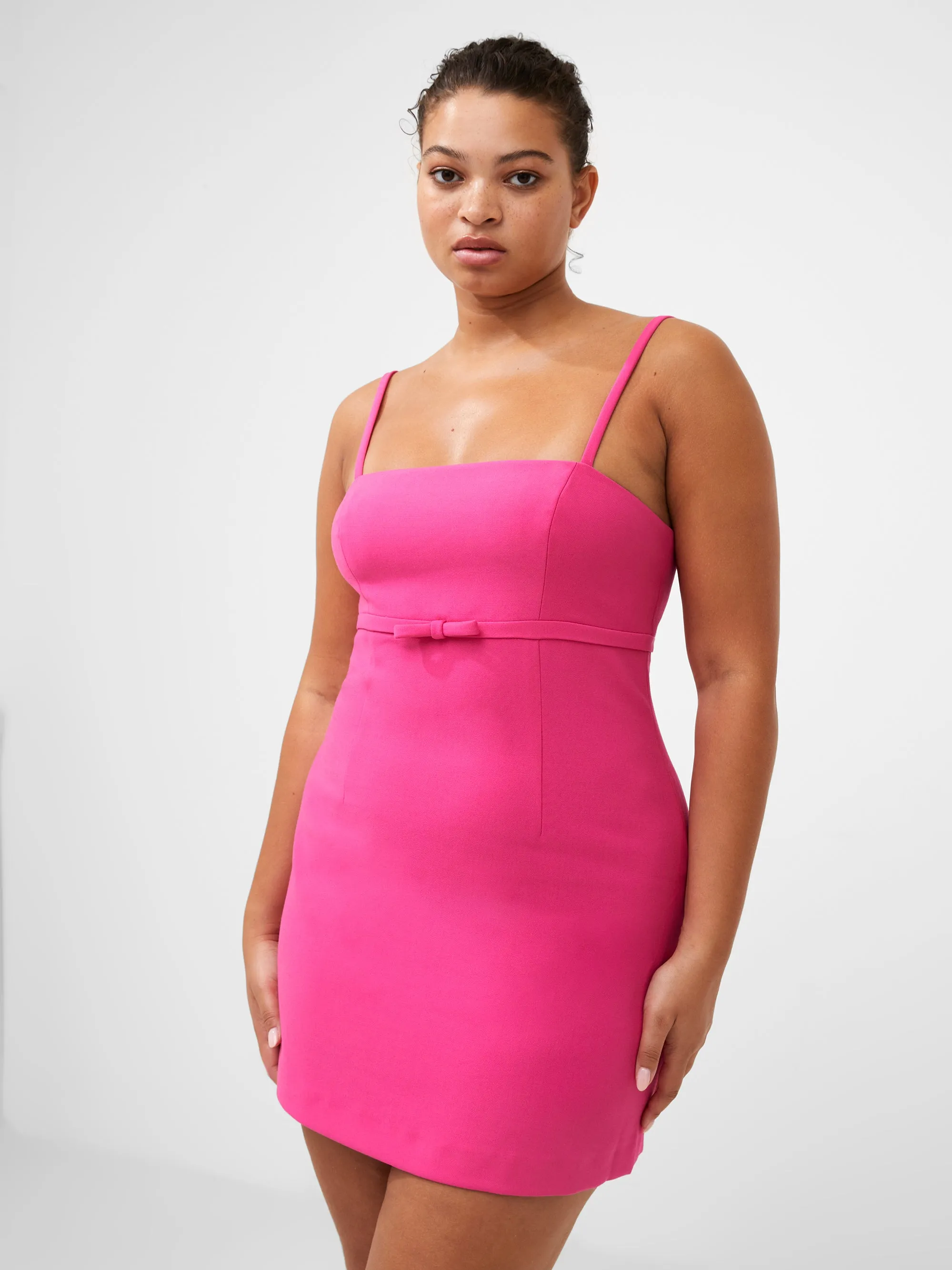 Whisper Ruth Bow Mini Dress