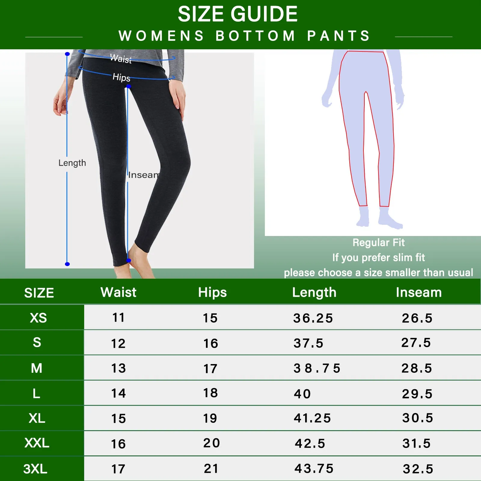 Women's Merino 250g Thermal Bottom Black
