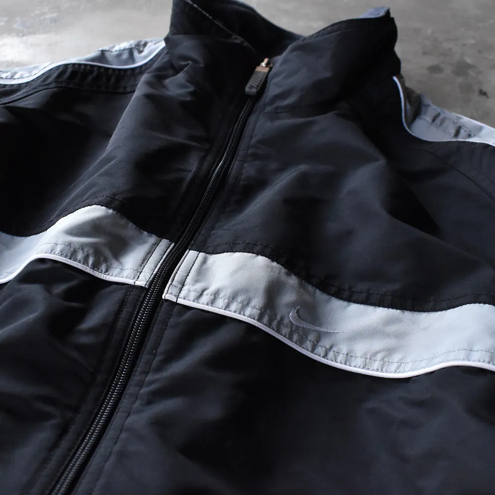 Y2K NIKE フリースライナー 中綿入り ナイロンジャケット 240120