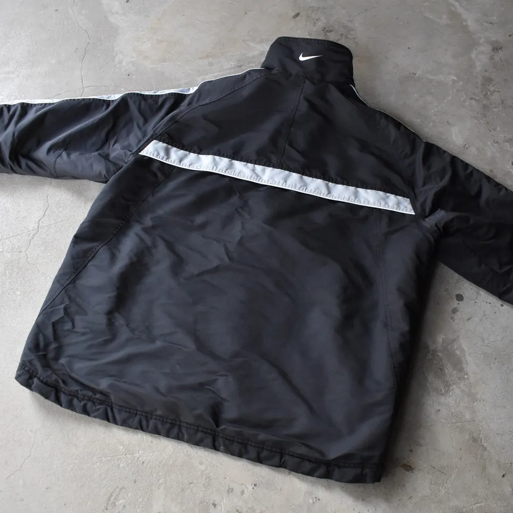 Y2K NIKE フリースライナー 中綿入り ナイロンジャケット 240120