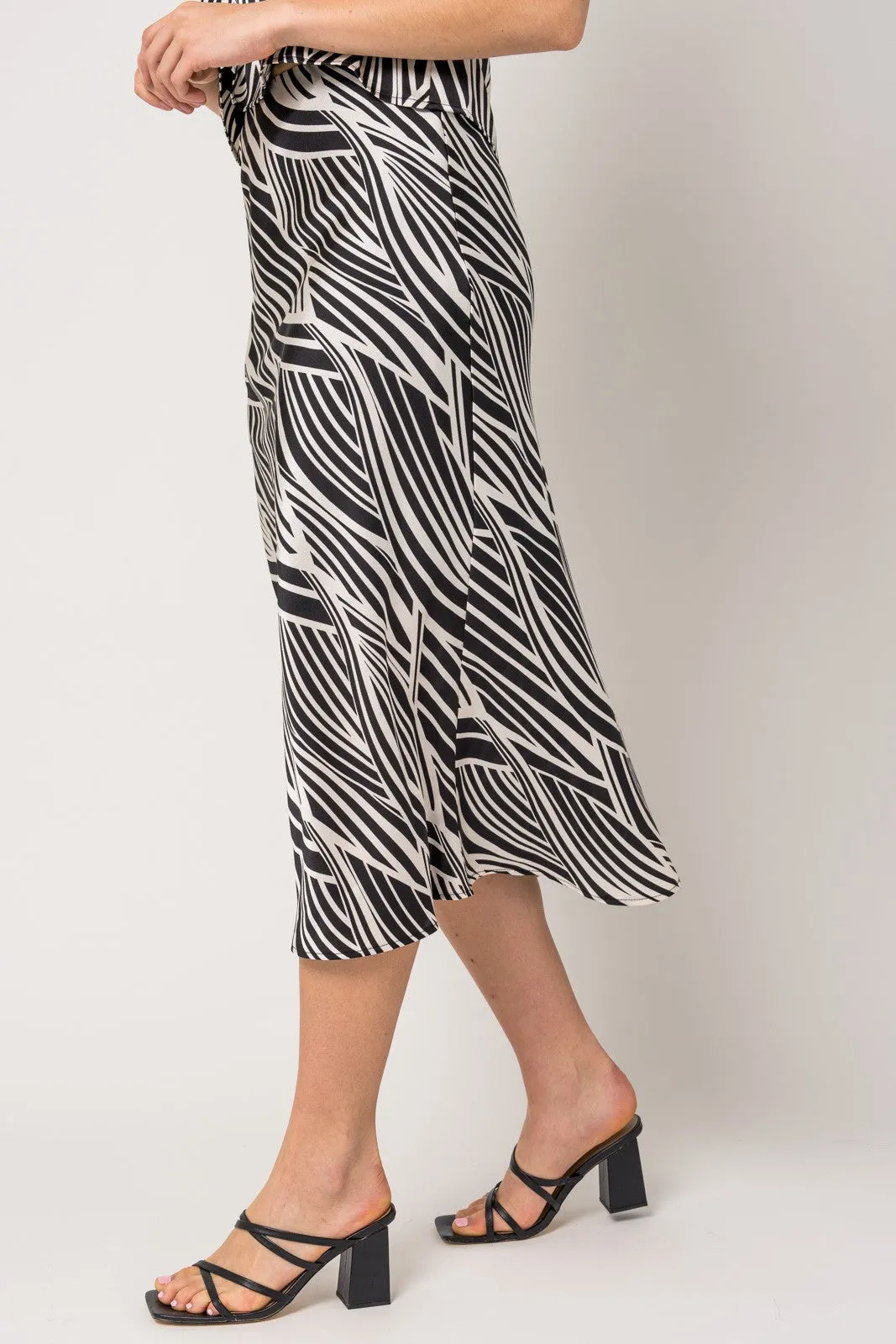 Zebra Print Skirt
