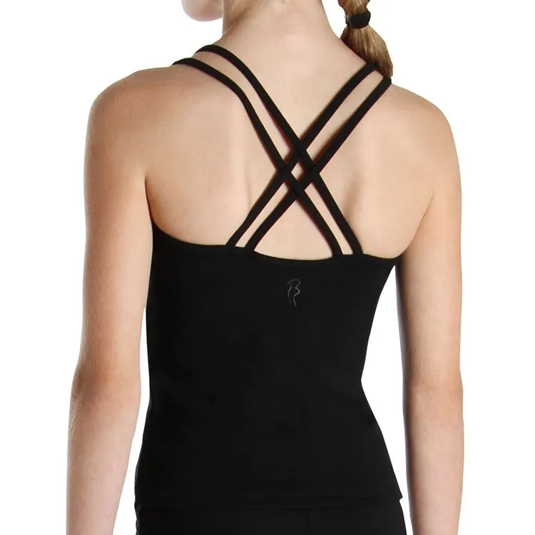 ZF5817G - Bloch Double Cross Girls Cami